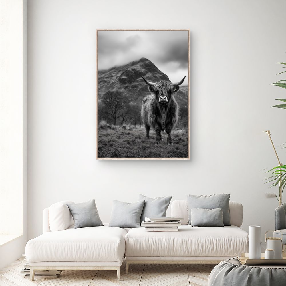 Toile "Bovin majestueux"