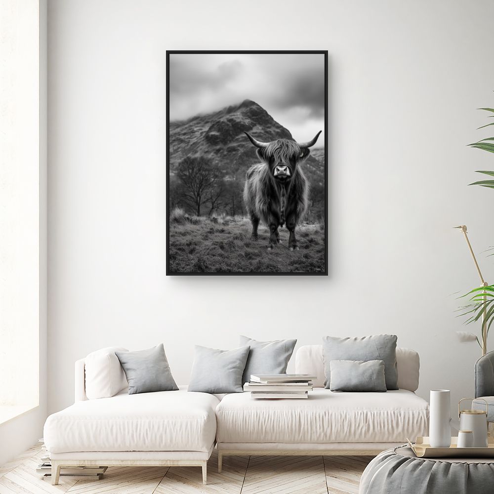 Toile "Bovin majestueux"