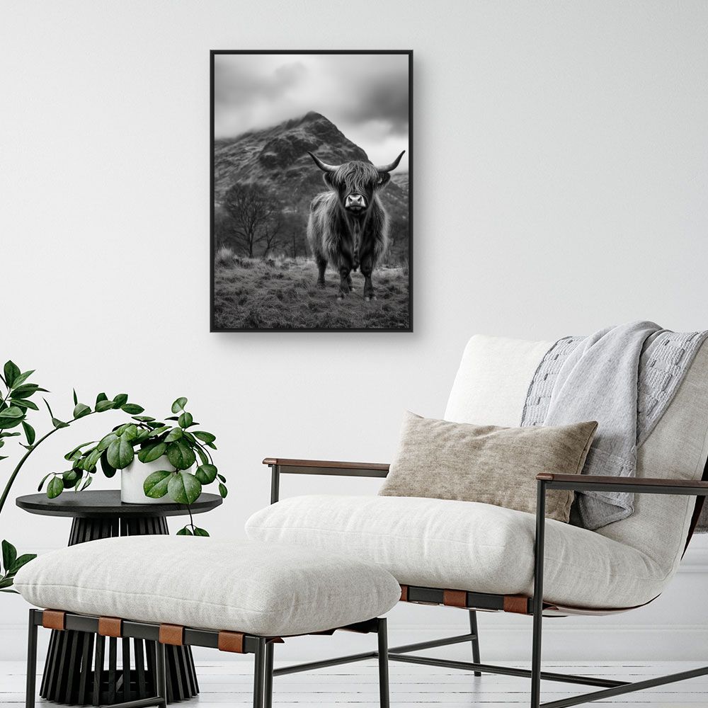 Toile "Bovin majestueux"
