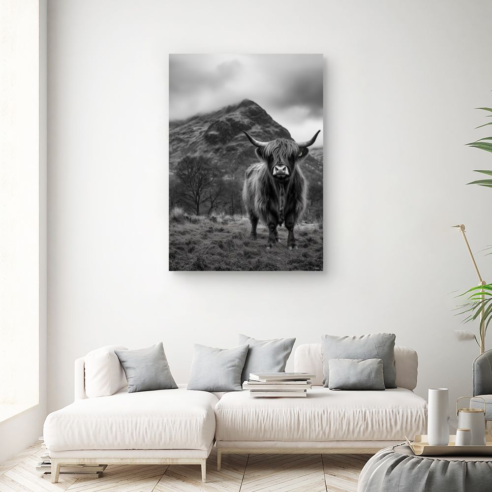 Toile "Bovin majestueux"