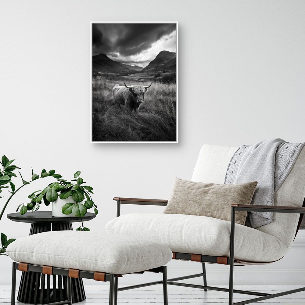 Toile "Highland majestueux"