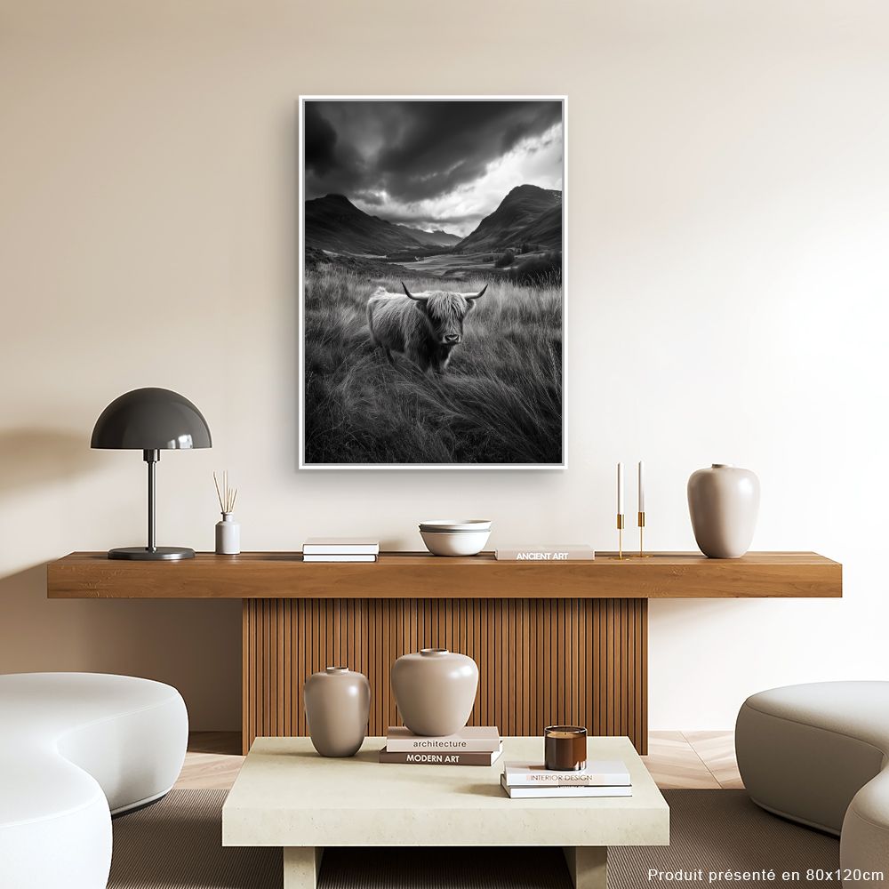 Toile "Highland majestueux"