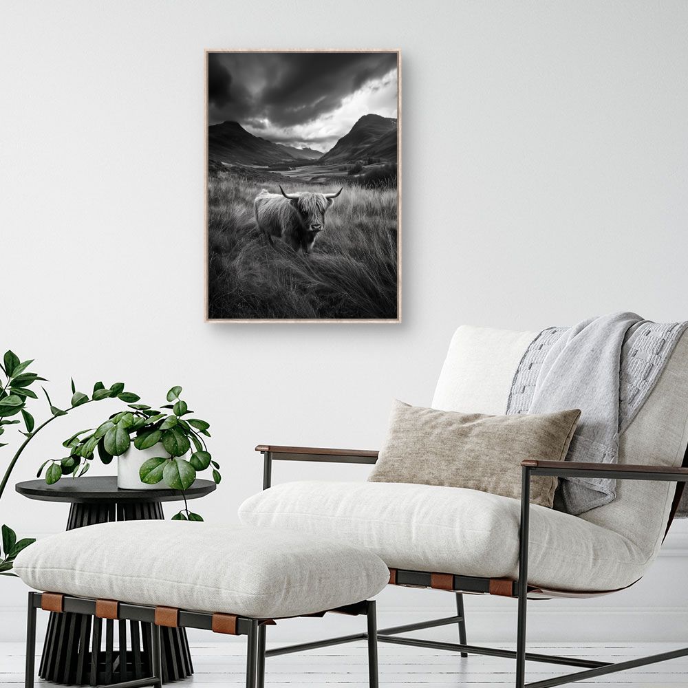 Toile "Highland majestueux"