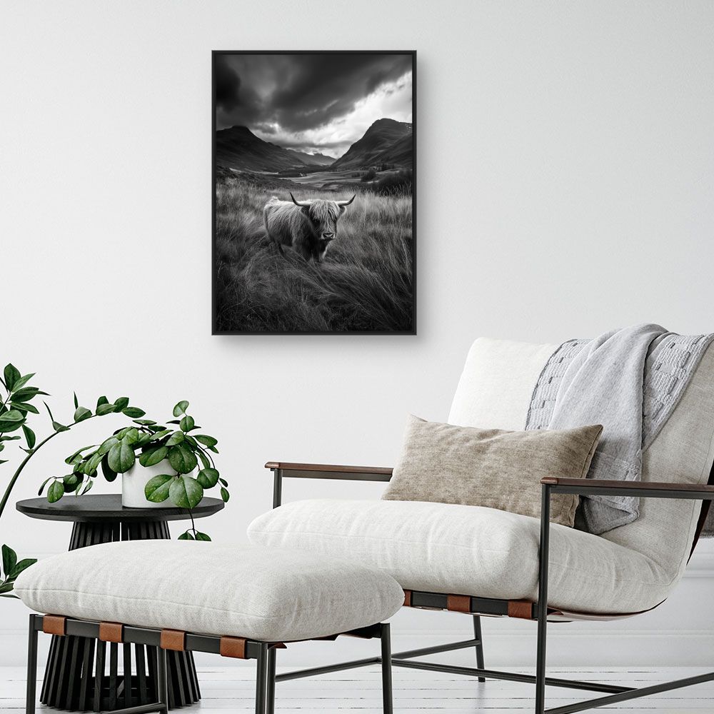Toile "Highland majestueux"
