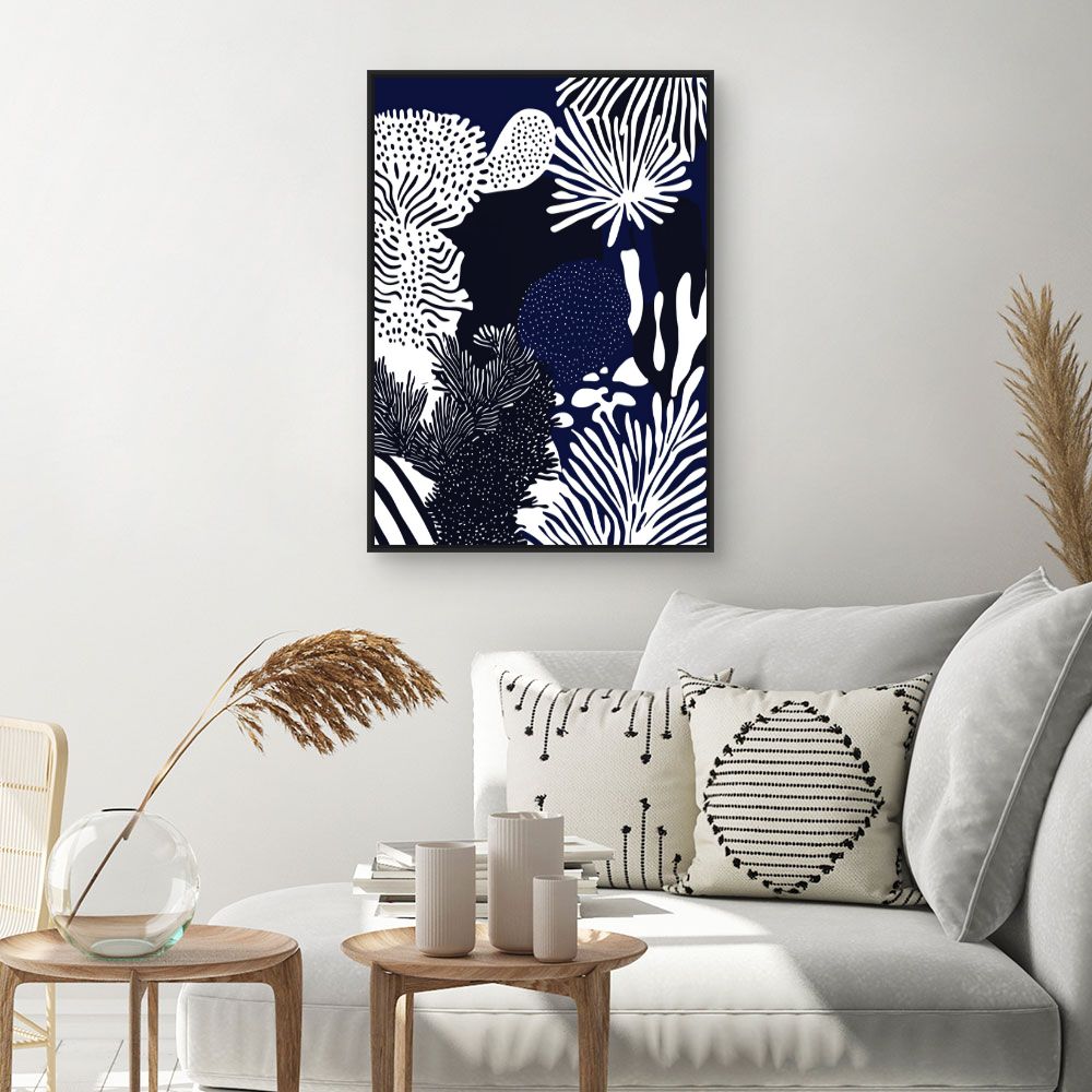 Toile "Coraux abstraits"