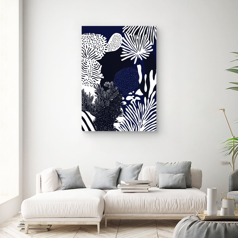 Toile "Coraux abstraits"