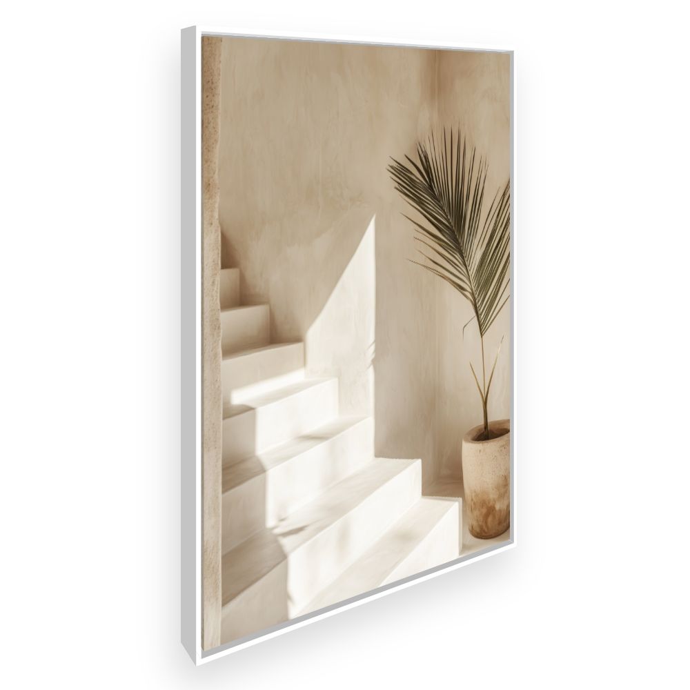Toile Élégance minimaliste – toile cadre blanc (slide 2)