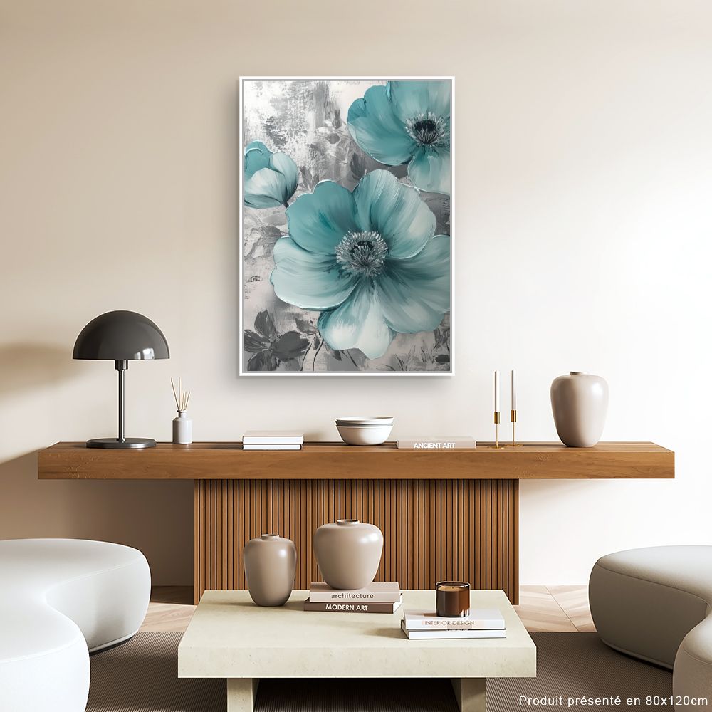 Toile "Fleurs élégantes"