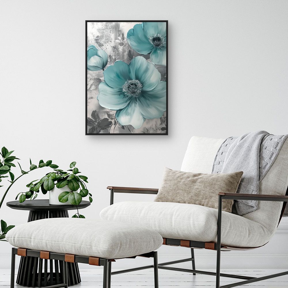 Toile "Fleurs élégantes"