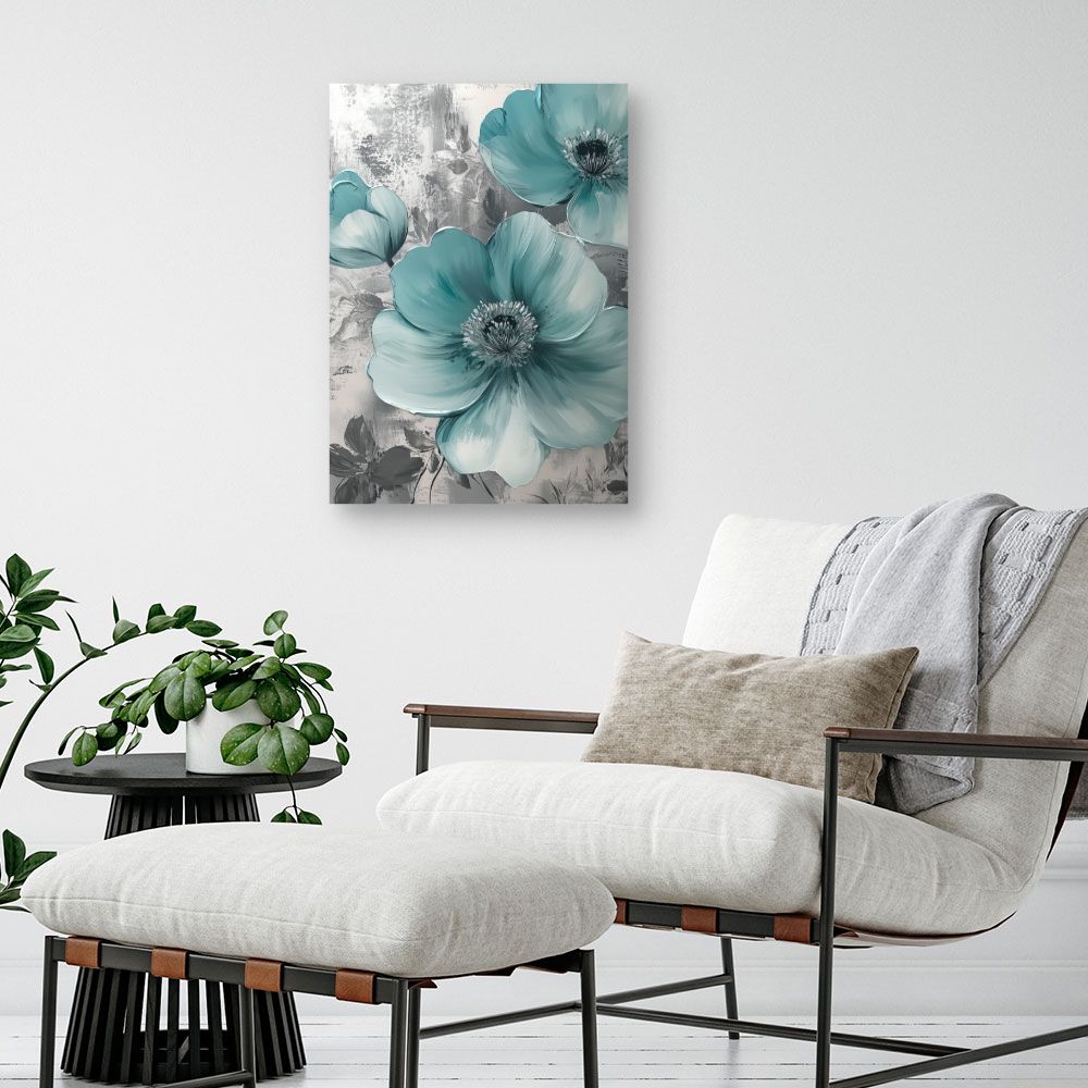 Toile "Fleurs élégantes"