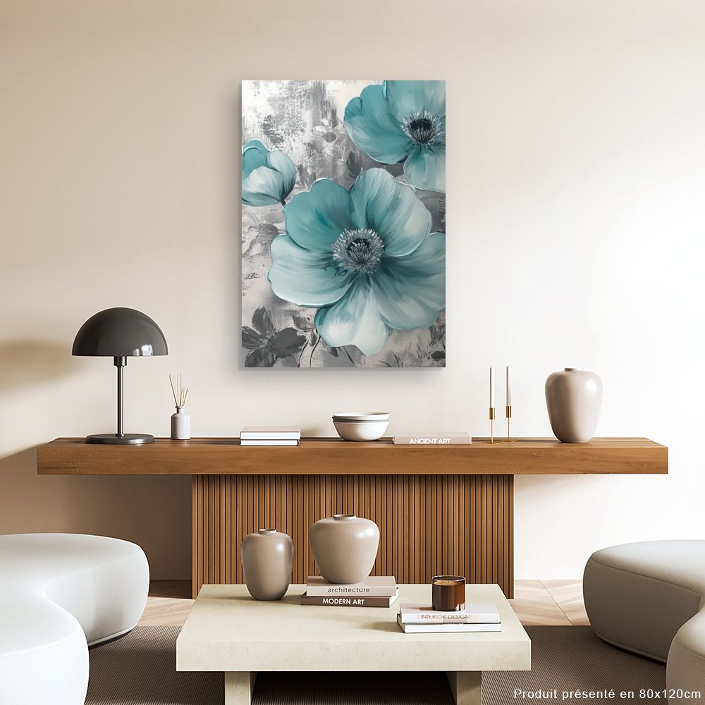 Toile "Fleurs élégantes"