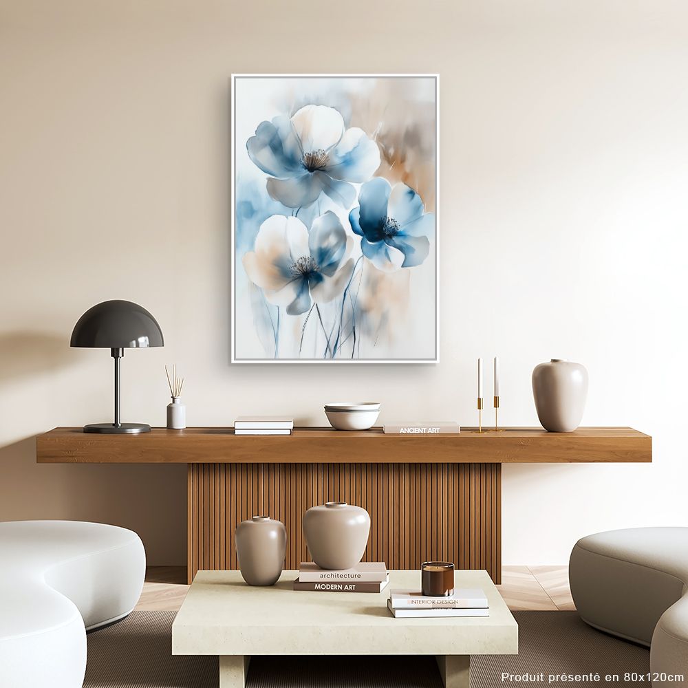 Toile "Fleurs élégantes"