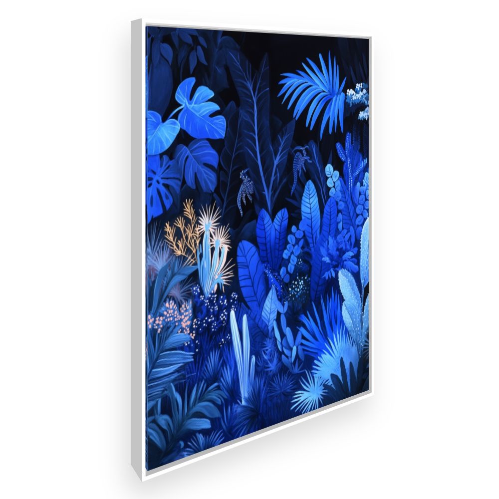 Toile Forêt tropicale mystique – toile cadre blanc (slide 2)