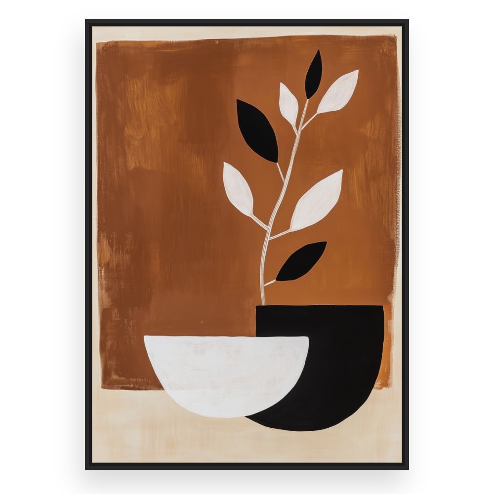 Toile Élégance minimaliste – toile cadre noir (slide 3)