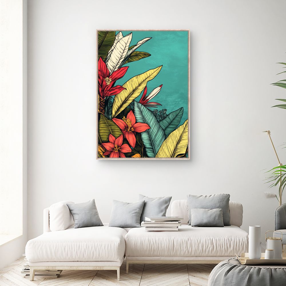 Toile "Tropical luxuriant"