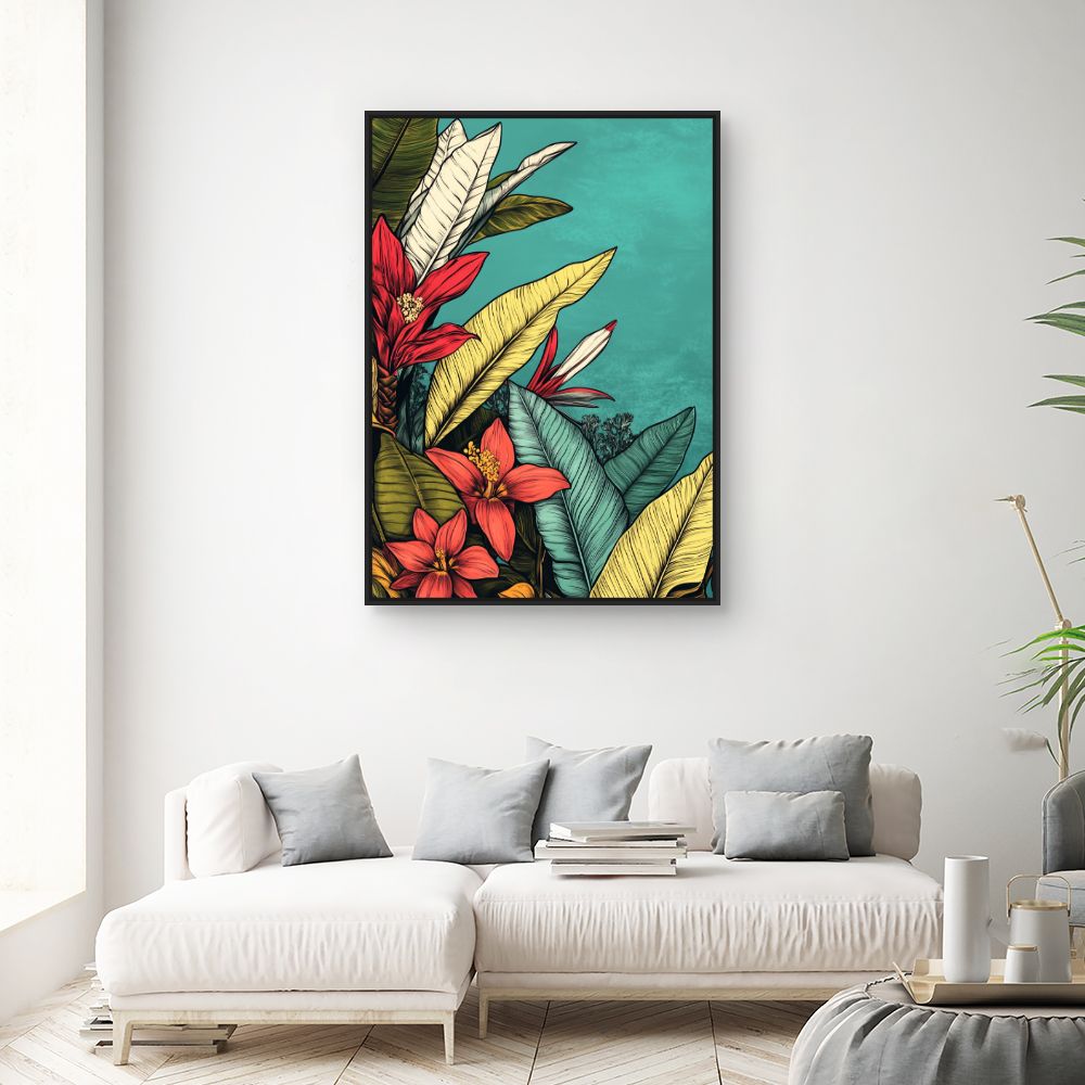 Toile "Tropical luxuriant"