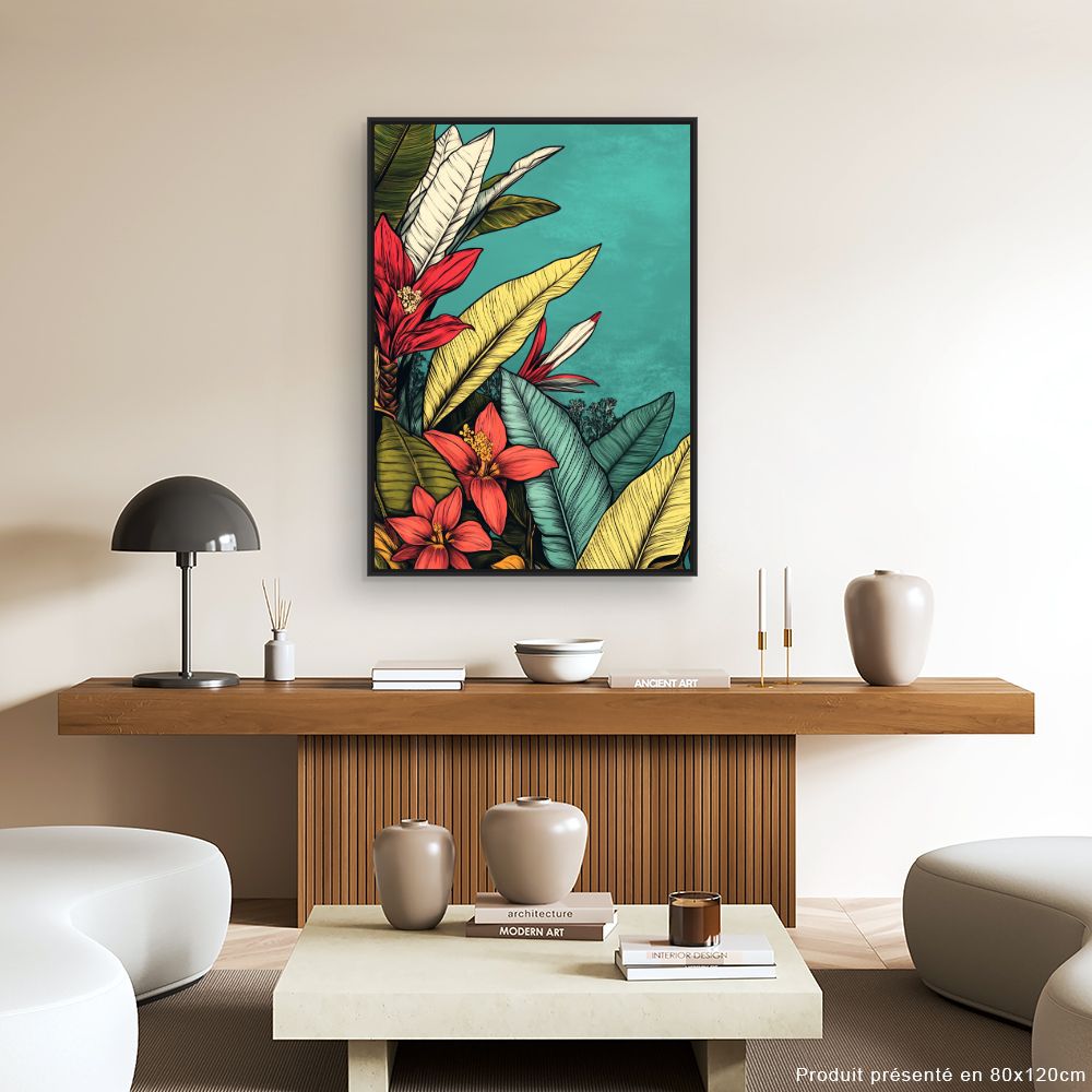 Toile "Tropical luxuriant"