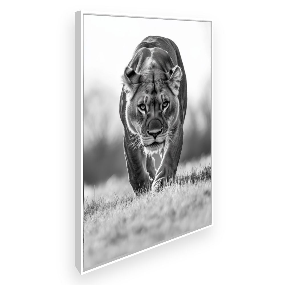 Toile Tigre majestueux – toile cadre blanc (slide 2)