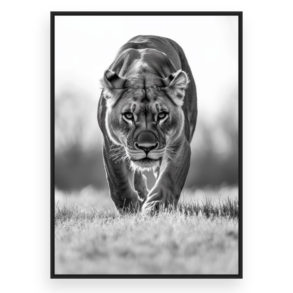 Toile Tigre majestueux – toile cadre noir (slide 3)