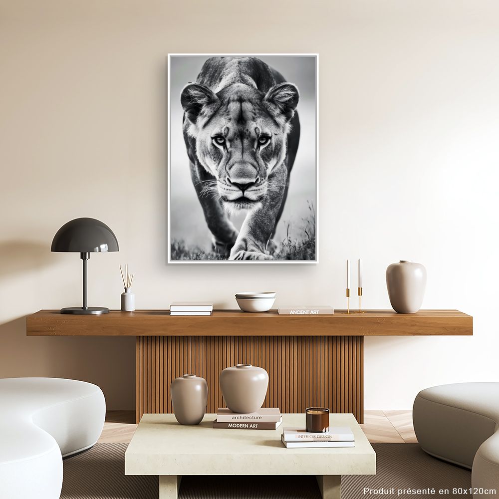 Toile "Lion majestueux"