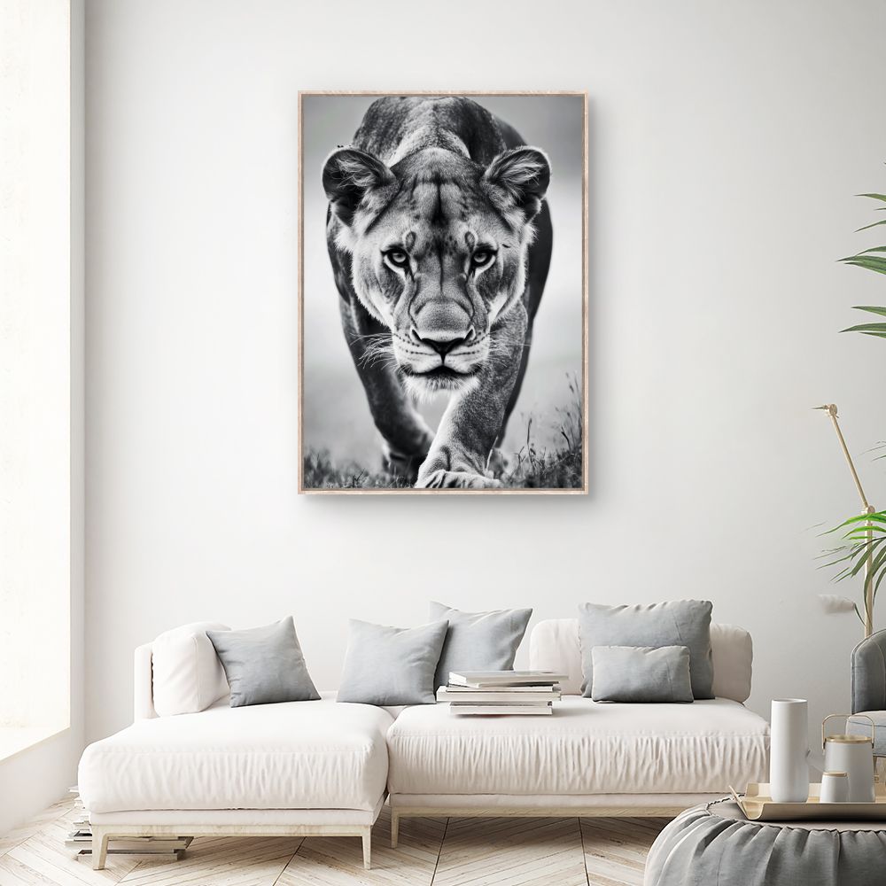 Toile "Lion majestueux"