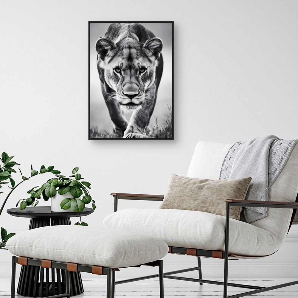 Toile "Lion majestueux"