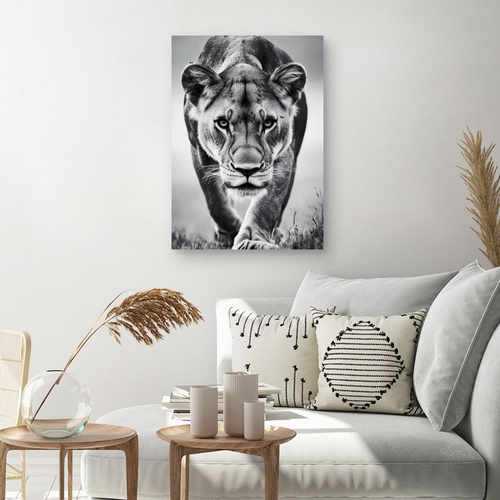 Toile "Lion majestueux"