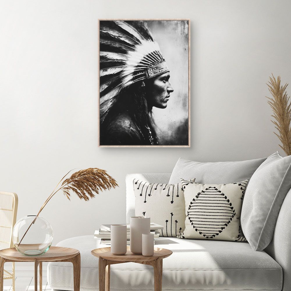 Toile Portrait intemporel – toile cadre naturel (slide 1, 60×90)