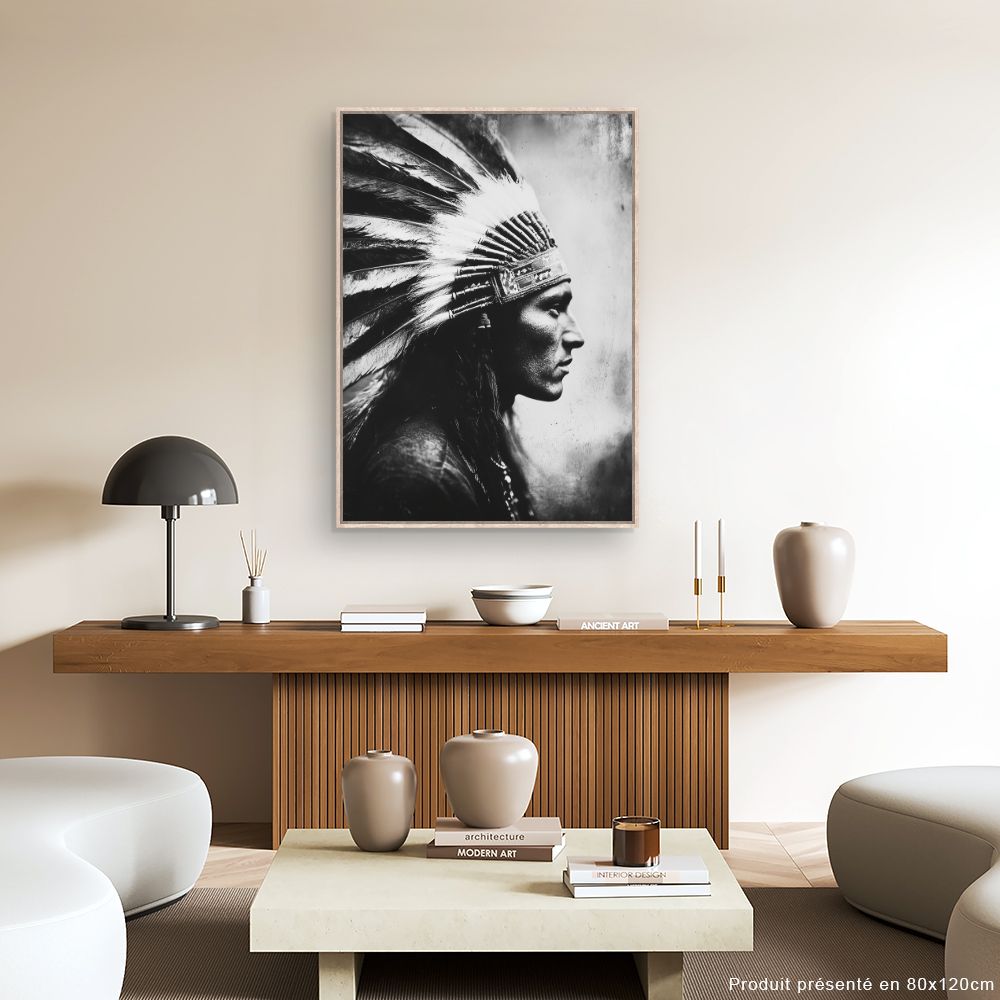 Toile "Portrait intemporel"