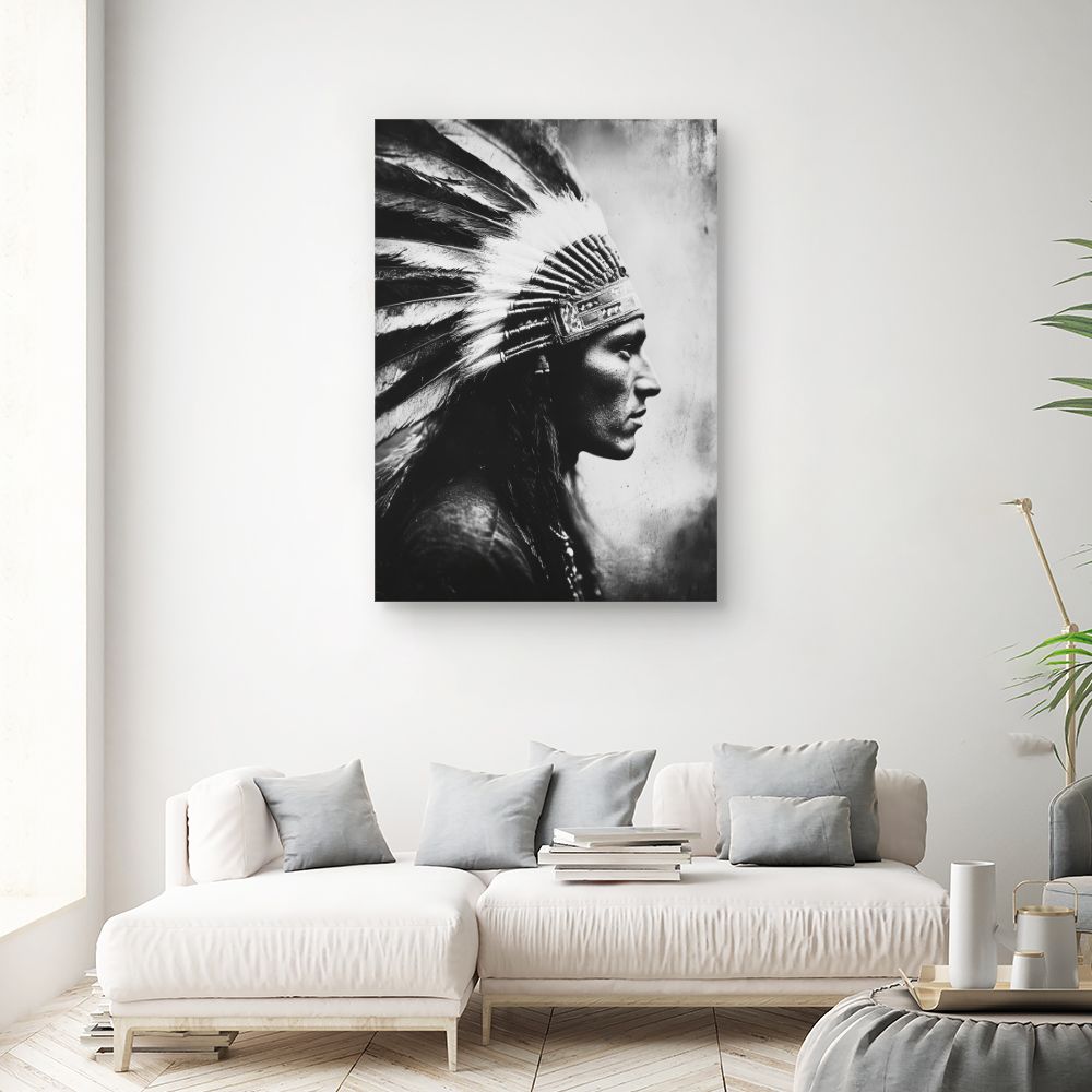 Toile "Portrait intemporel"