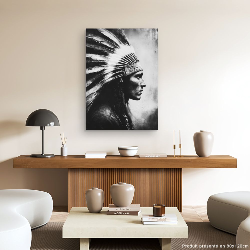 Toile "Portrait intemporel"