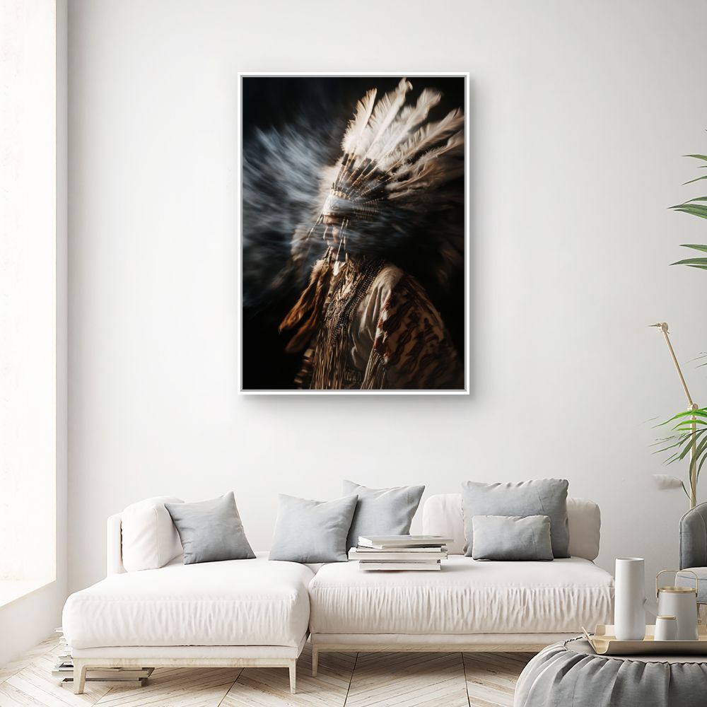 Toile "Fascinant mouvement tribal"