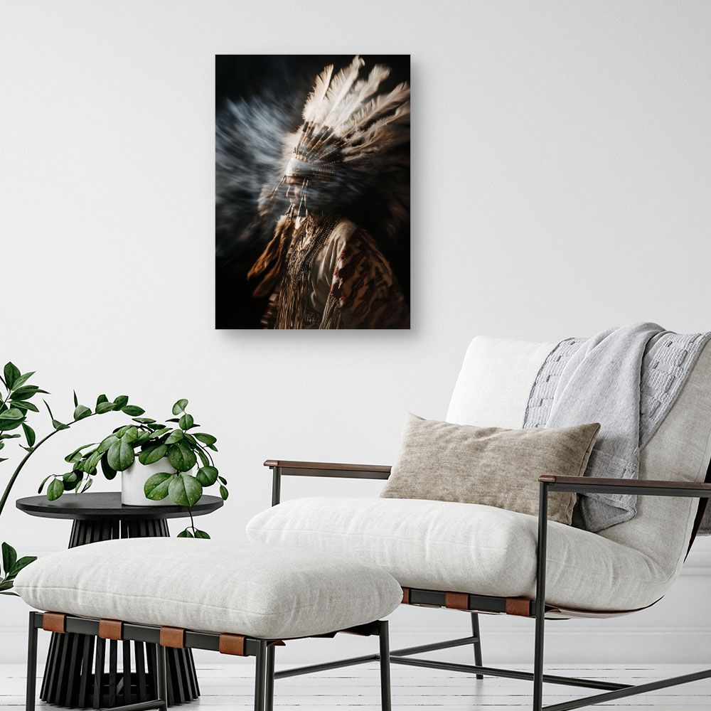 Toile "Fascinant mouvement tribal"