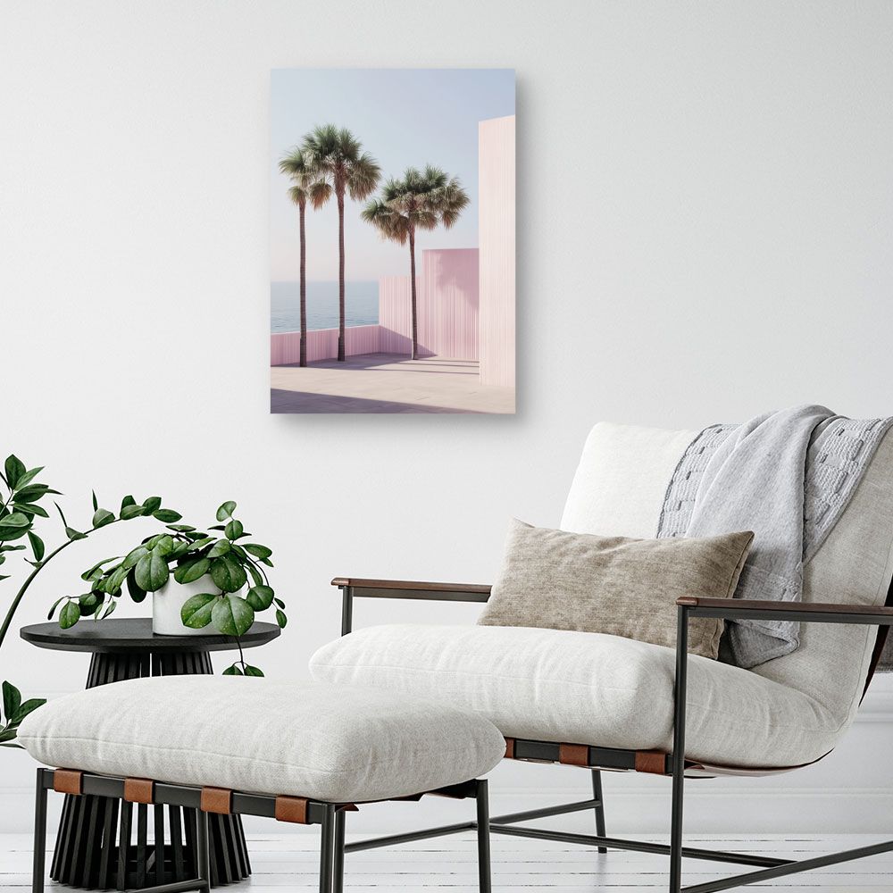 Toile "Palmiers paradisiaques"