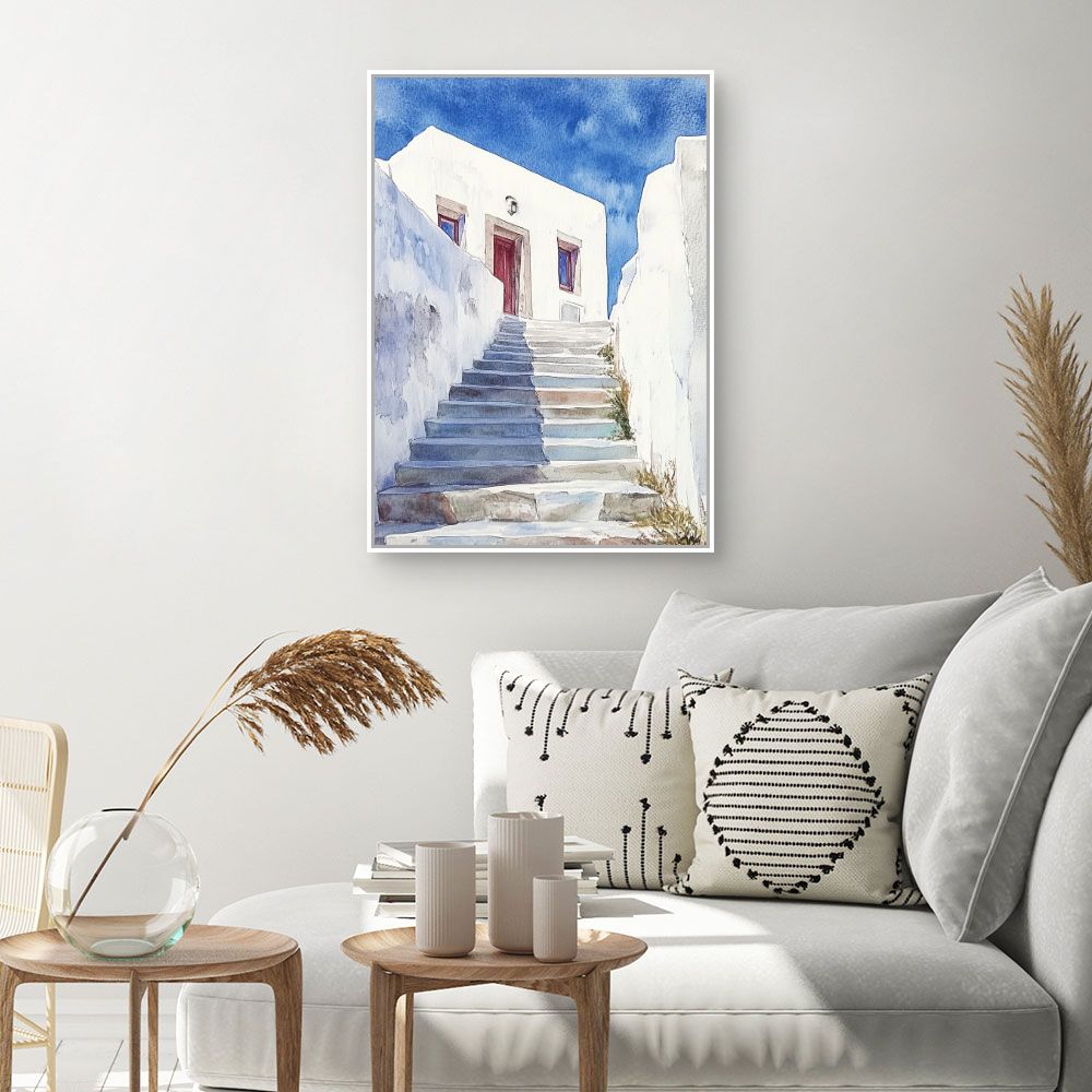 Toile "Escalier ensoleillé"