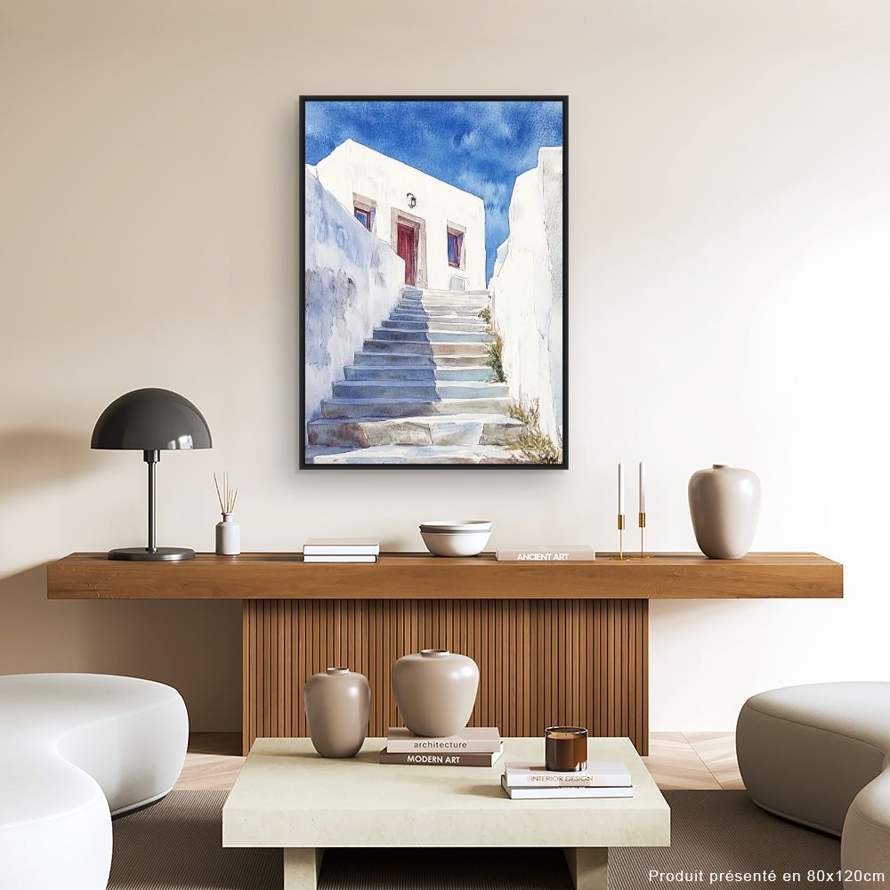 Toile "Escalier ensoleillé"
