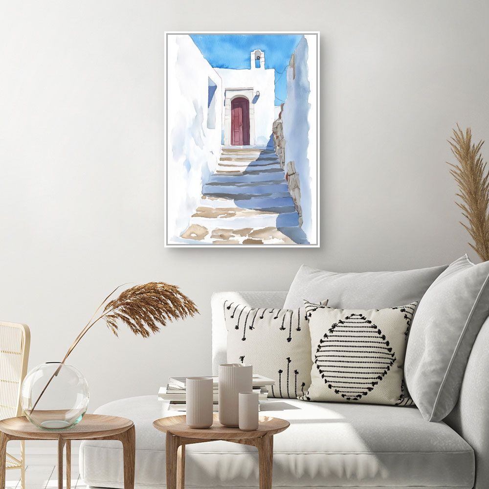 Toile "Escalier ensoleillé"