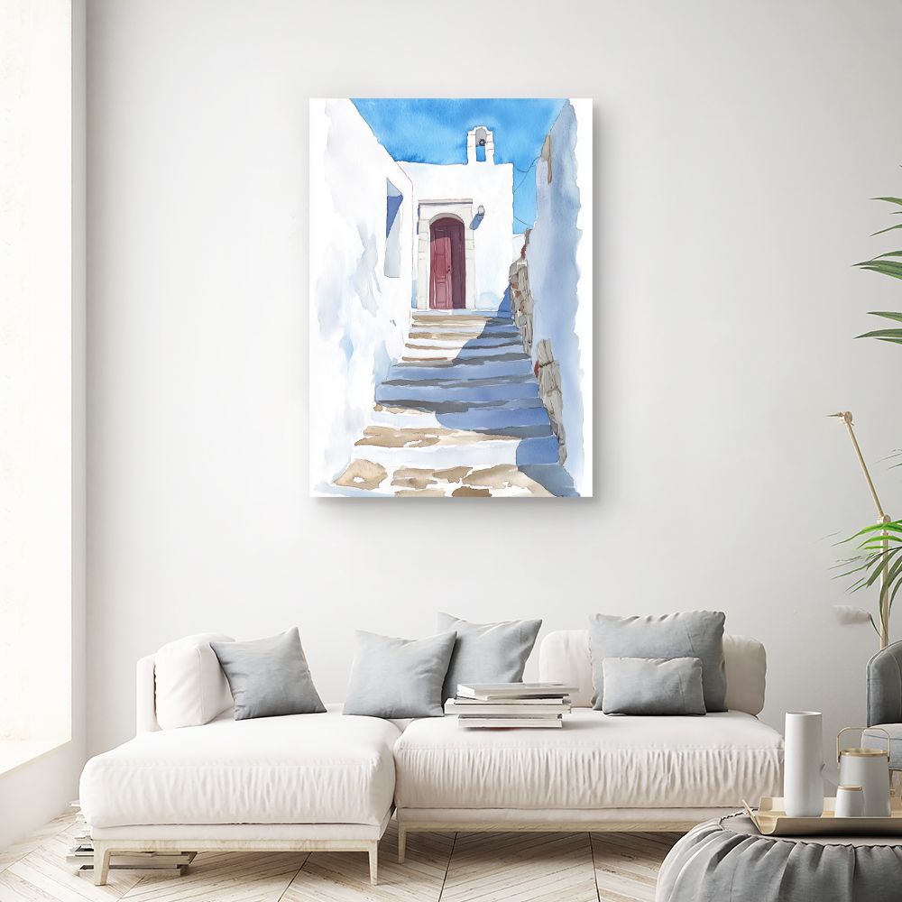 Toile "Escalier ensoleillé"