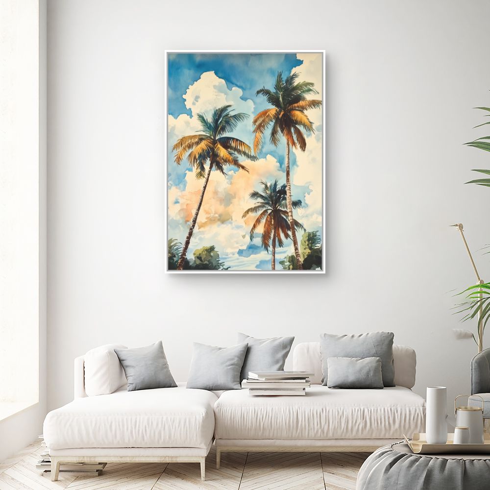 Toile "Palmiers tropicaux"