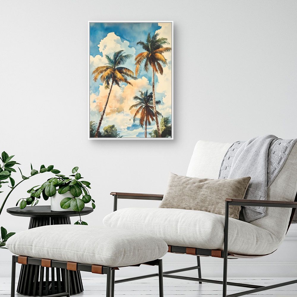 Toile "Palmiers tropicaux"
