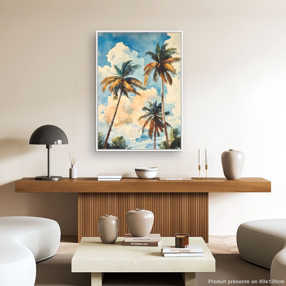 Toile "Palmiers tropicaux"