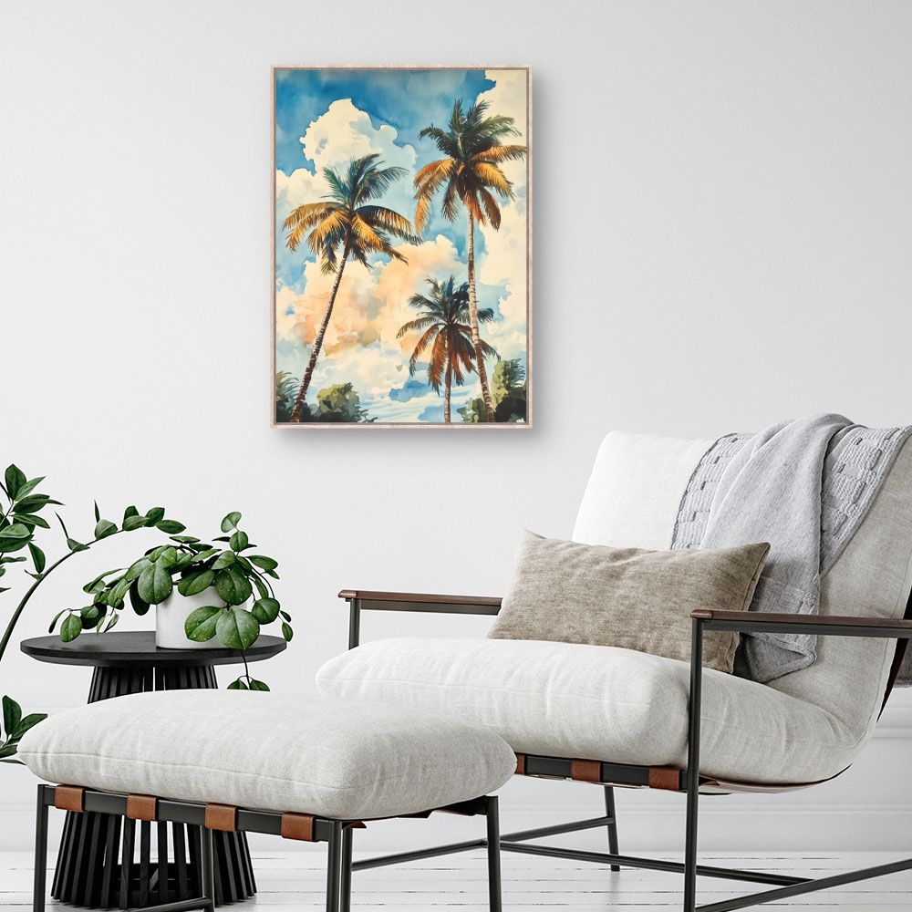 Toile "Palmiers tropicaux"