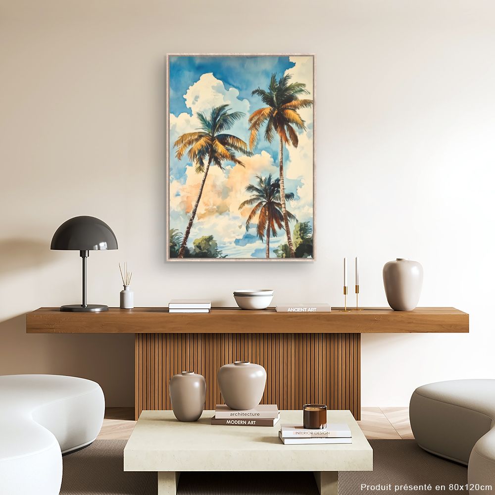 Toile "Palmiers tropicaux"