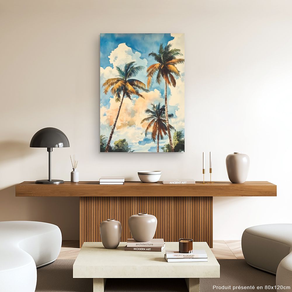 Toile "Palmiers tropicaux"