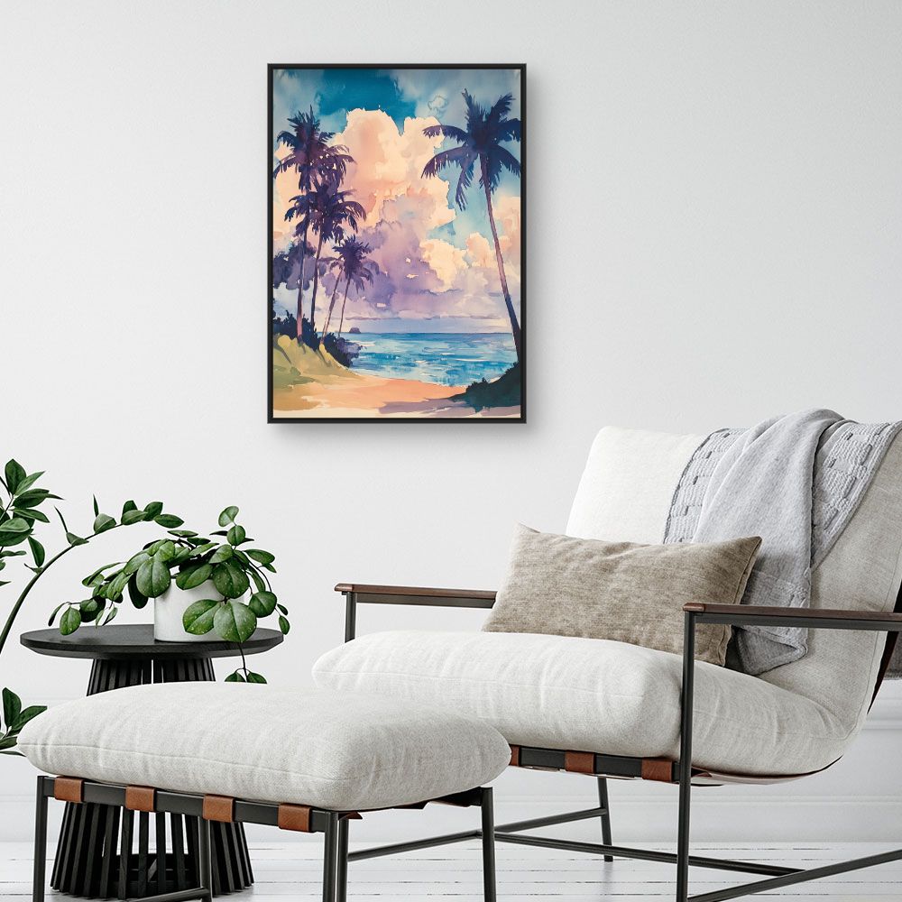 Toile "Palmiers tropicaux"