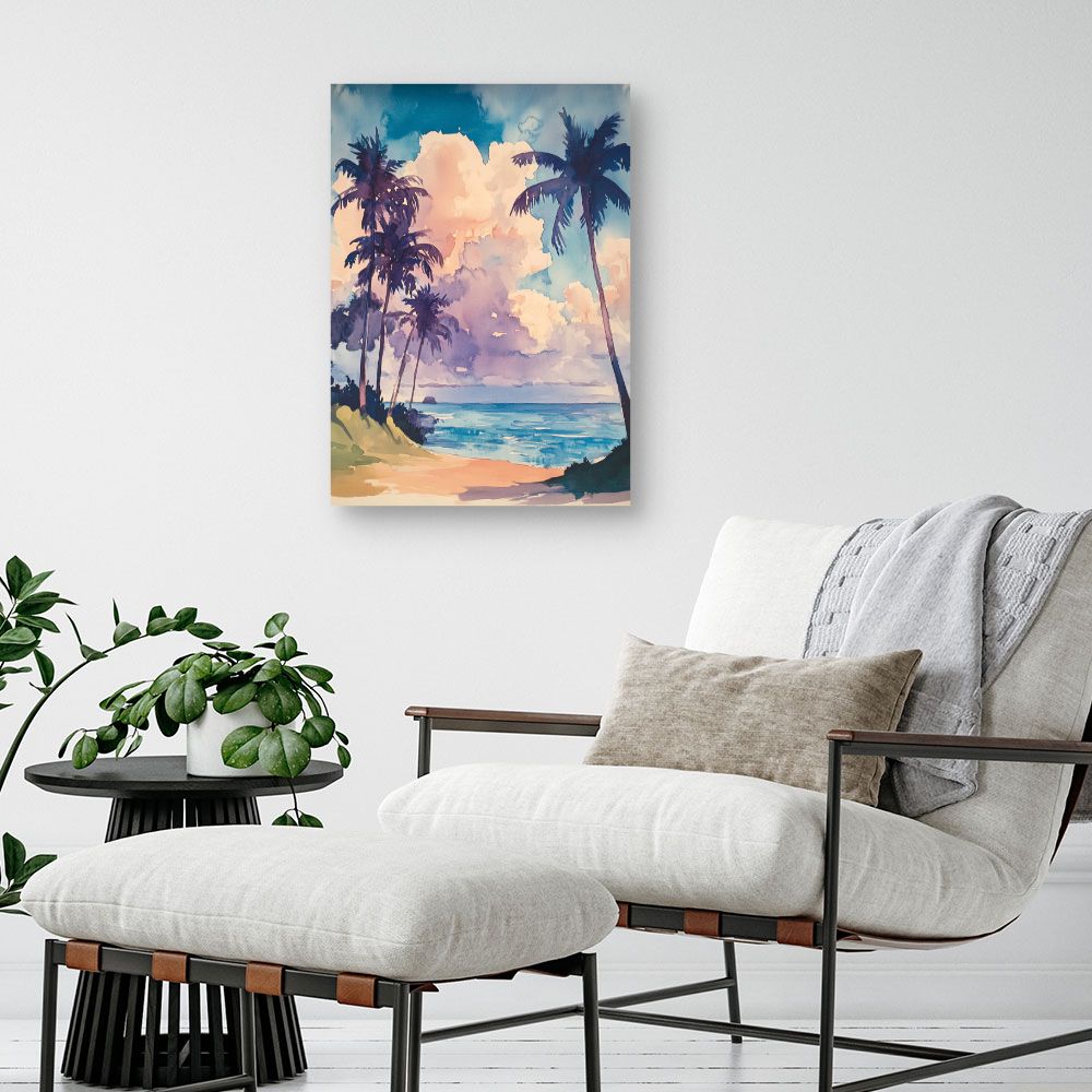 Toile "Palmiers tropicaux"