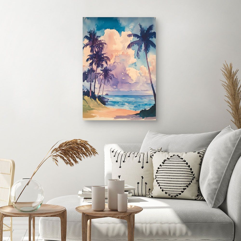 Toile "Palmiers tropicaux"