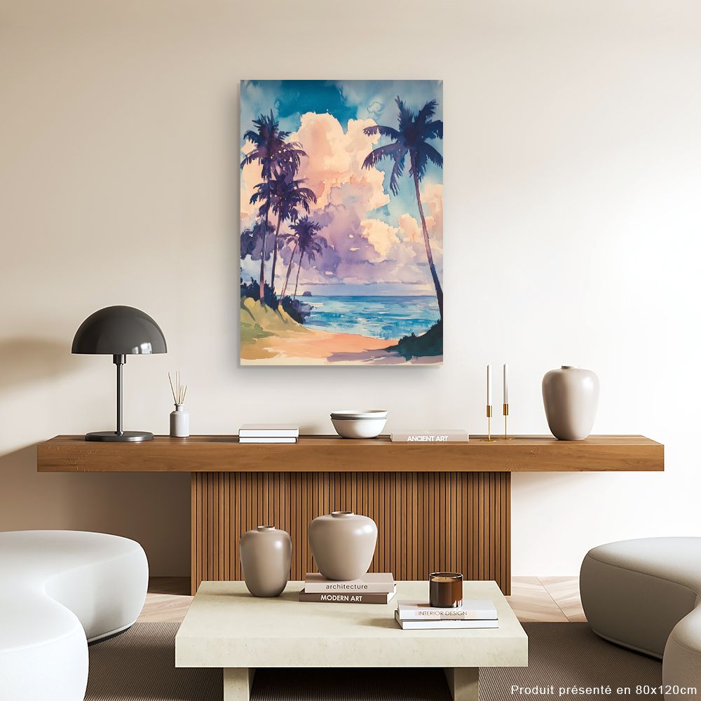 Toile "Palmiers tropicaux"