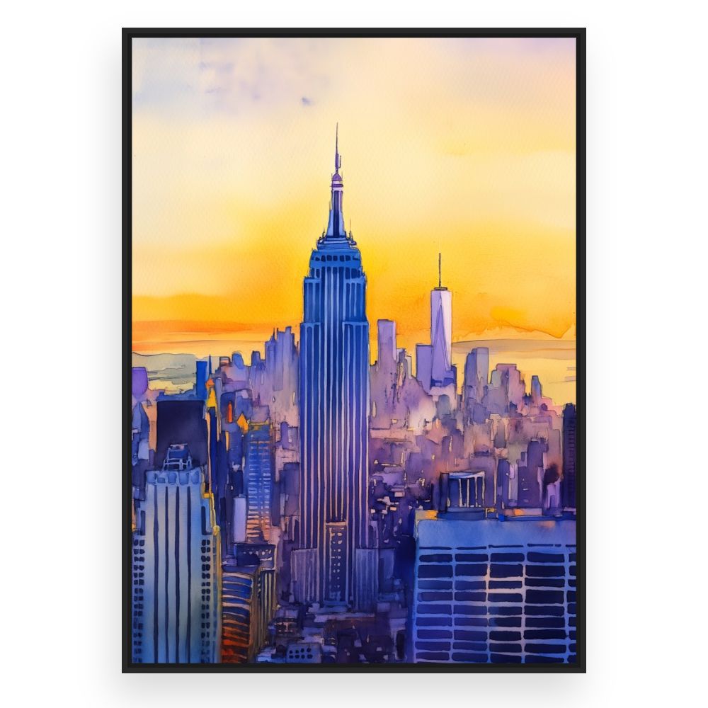Toile Empire State Building – toile cadre noir (slide 3)