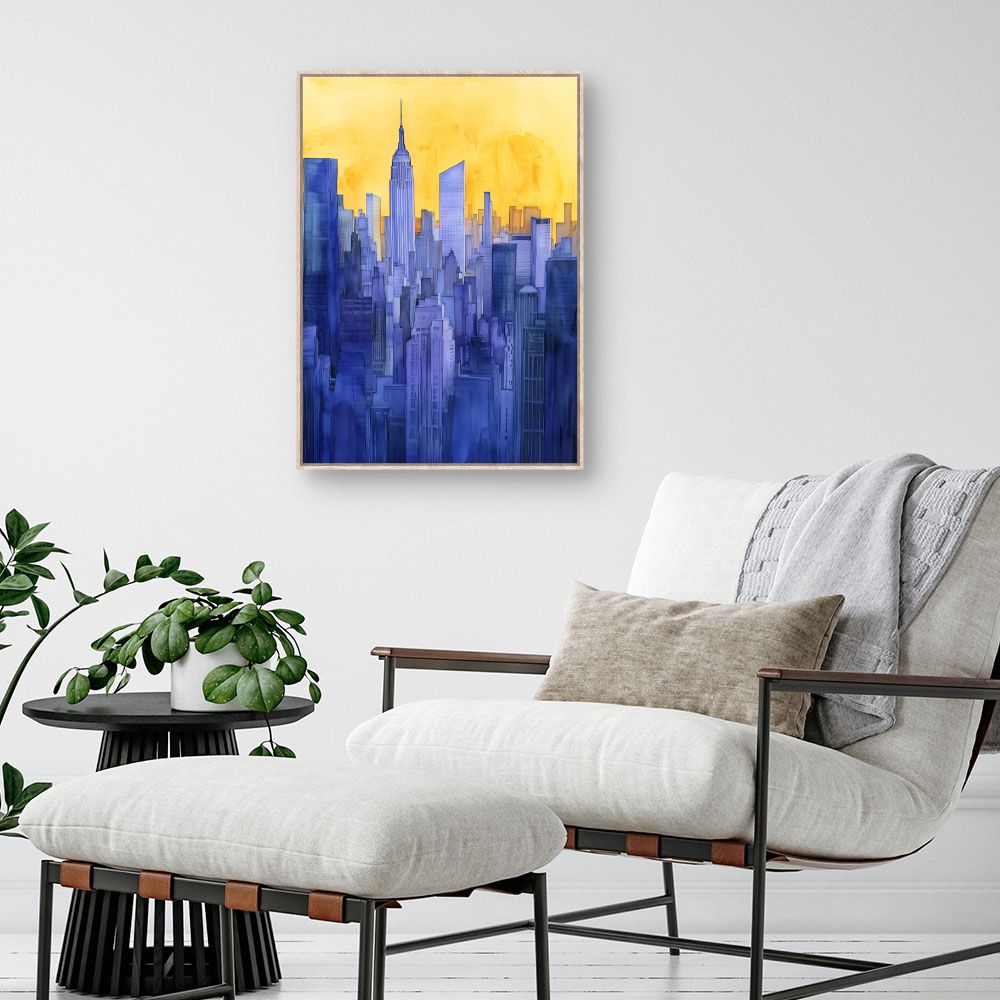 Toile "Horizons urbains captivants"